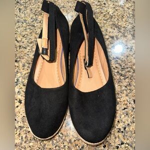 Elegant Black Women's Espadrilles